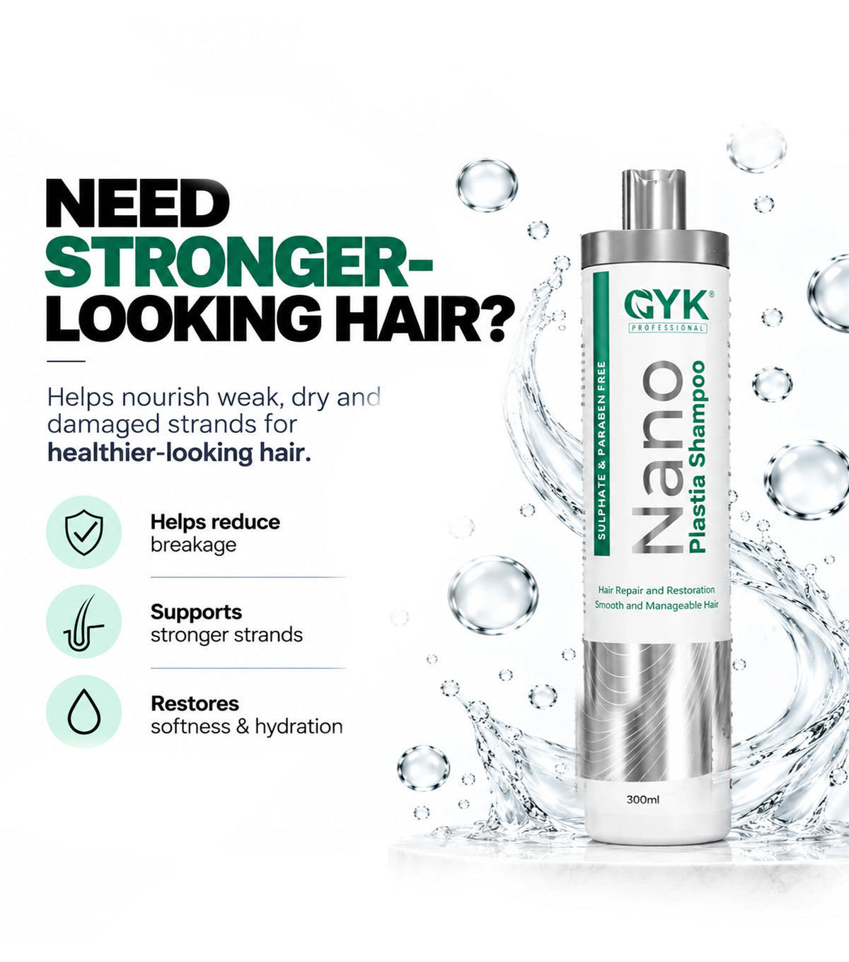 Nano Plastia Shampoo (300ml)