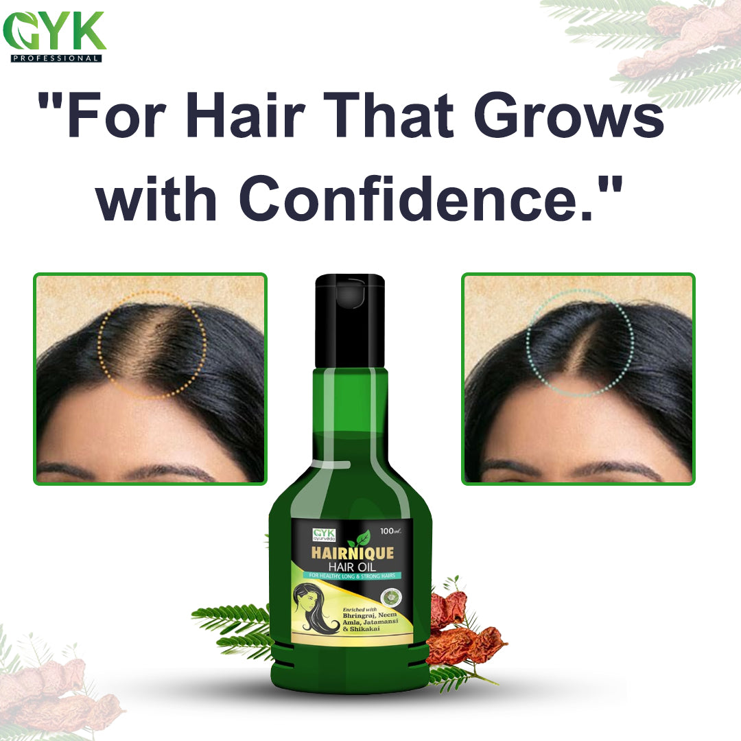 GYK Ayurveda Hairnique Hair Oil (100ml)