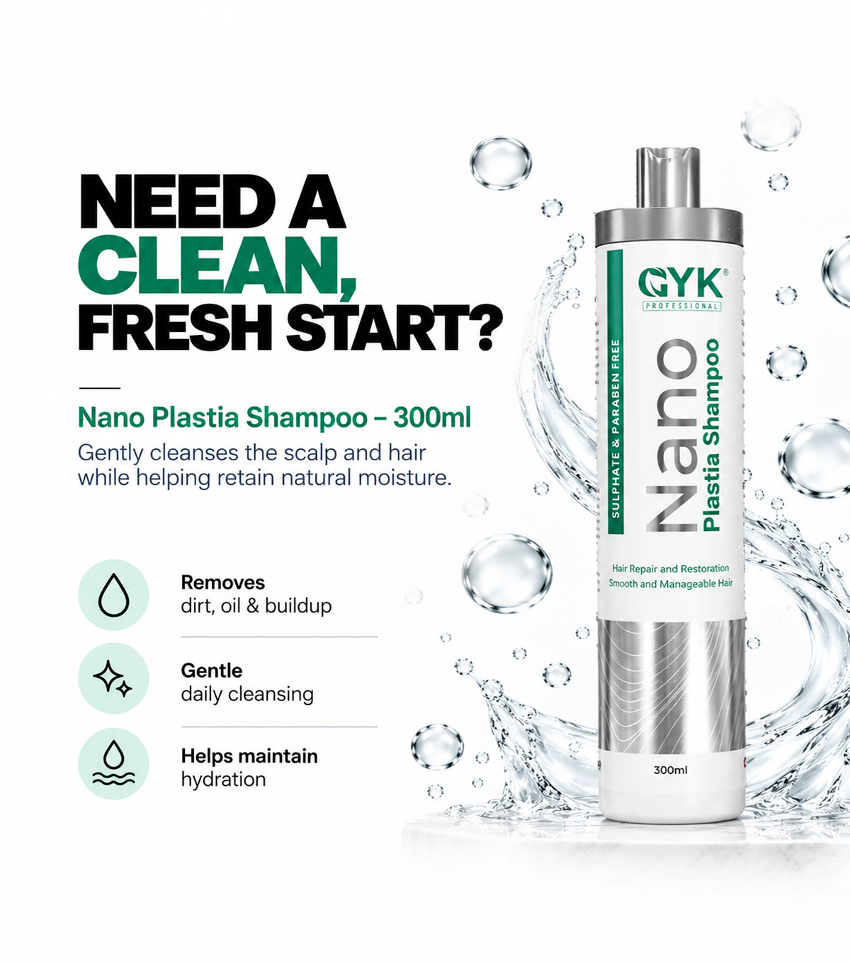 Nano Plastia Shampoo (300ml)