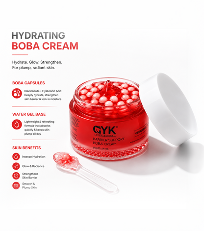 Barrier Support Boba Cream with Ceramides – Strengthening Moisturizer (50g)