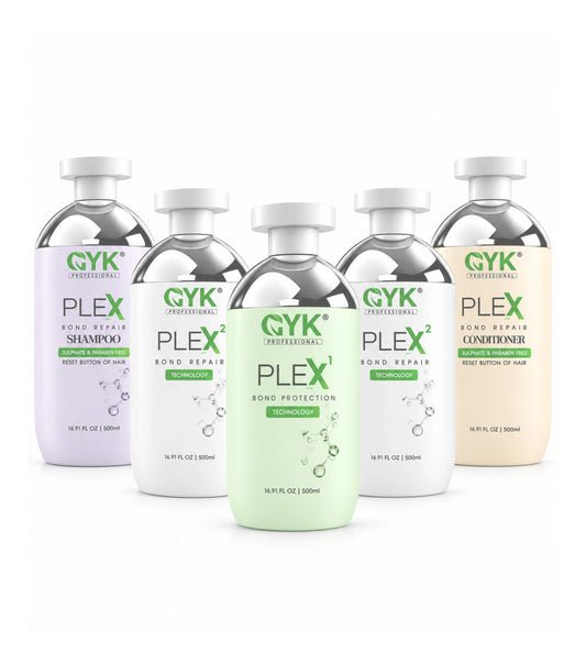 PLEX Bond Repair Mini Combo – 100ml | No.1 + 2× No.2 + Shampoo + Conditioner