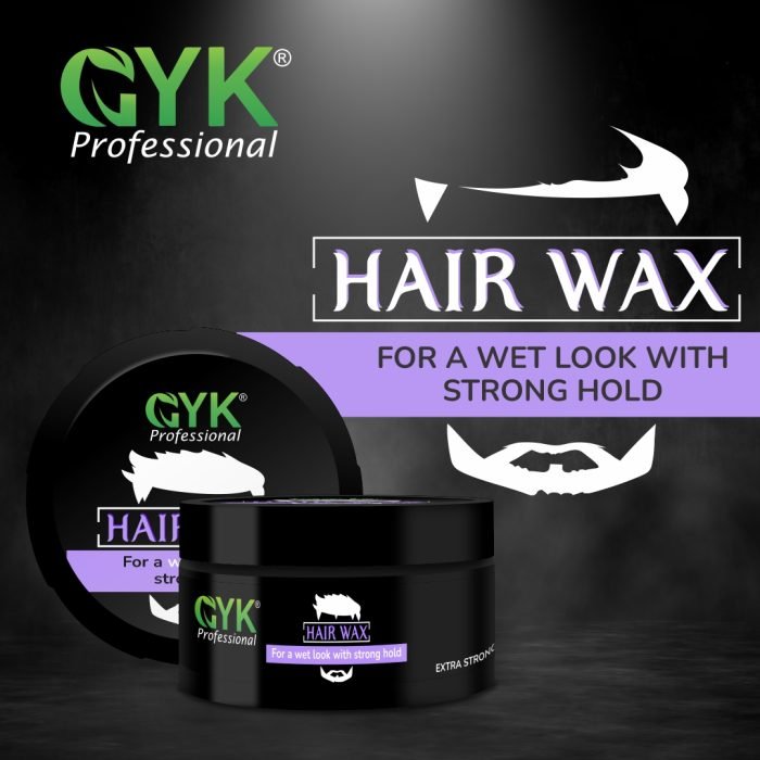 hair wax for a wet look with strong hold