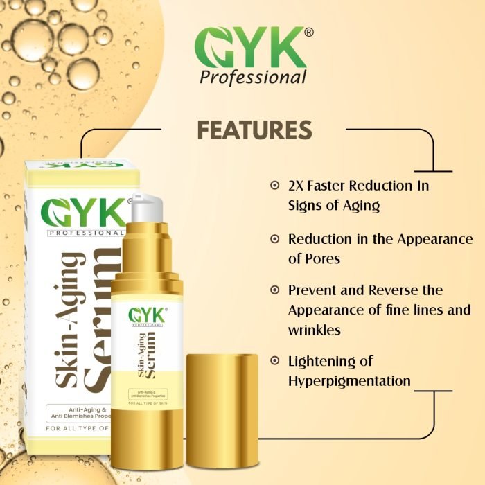 skin aging serum by gyk professional