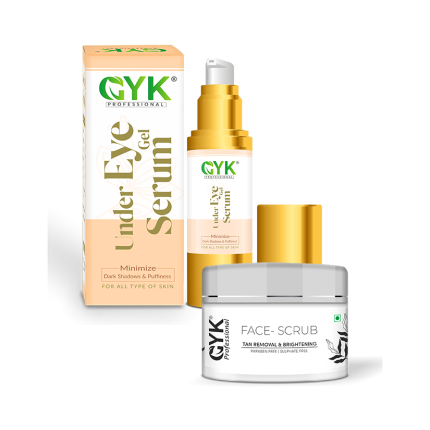 gyk under eye serum & face scrub
