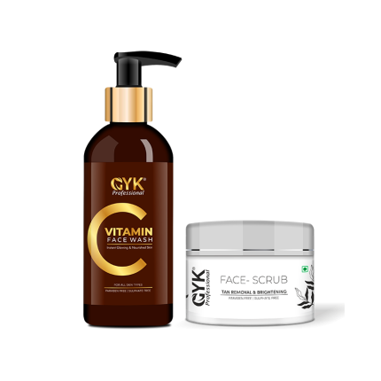 Gyk vitamin-c face wash & face scrub